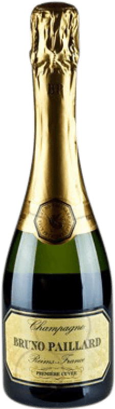 24,95 € Kostenloser Versand | Weißer Sekt Bruno Paillard Brut Große Reserve A.O.C. Champagne Frankreich Spätburgunder, Chardonnay, Pinot Meunier Halbe Flasche 37 cl