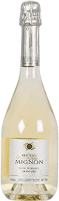52,95 € Spedizione Gratuita | Spumante bianco Pierre Mignon Blanc de Blancs Grand Cru Brut Gran Riserva A.O.C. Champagne Francia Chardonnay Bottiglia 75 cl