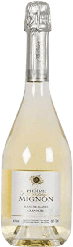 52,95 € Envio grátis | Espumante branco Pierre Mignon Blanc de Blancs Grand Cru Brut Grande Reserva A.O.C. Champagne França Chardonnay Garrafa 75 cl