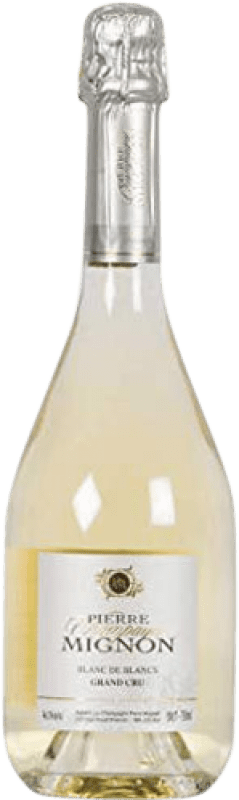 52,95 € Envío gratis | Espumoso blanco Pierre Mignon Blanc de Blancs Grand Cru Brut Gran Reserva A.O.C. Champagne Francia Chardonnay Botella 75 cl