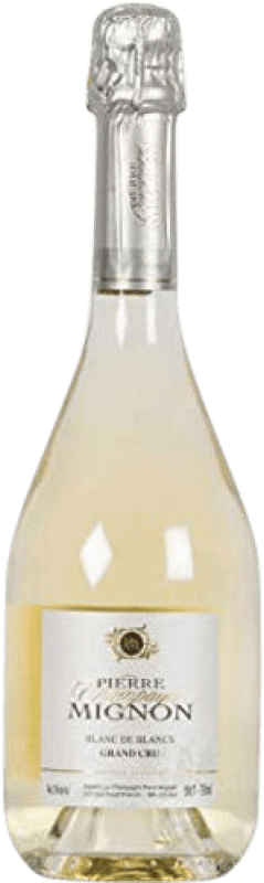 59,95 € Free Shipping | White Sparkling Wine Pierre Mignon Brut Grand Cru, Blanc de Blancs Grand Reserve — Long Barrel-Aged A.O.C. Champagne France Chardonnay 75 cl
