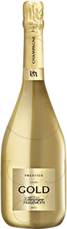 86,95 € Free Shipping | White Sparkling Wine Pierre Mignon Brut Gold Edition, Cuvée Grand Reserve — Long Barrel-Aged A.O.C. Champagne France Pinot Noir, Chardonnay, Pinot Meunier 75 cl