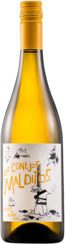 14,95 € Free Shipping | White wine Más Que Vinos Los Conejos Malditos Spain Airén, Malvar Bottle 75 cl