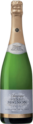 66,95 € Envio grátis | Espumante branco Pierre Mignon Harmonie de Blancs Brut Grande Reserva A.O.C. Champagne França Chardonnay Garrafa 75 cl