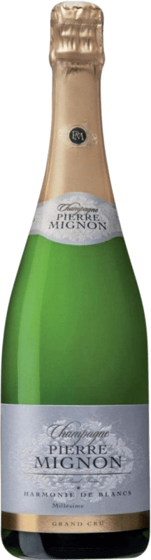 66,95 € 送料無料 | 白スパークリングワイン Pierre Mignon Harmonie de Blancs Brut グランド・リザーブ A.O.C. Champagne フランス Chardonnay ボトル 75 cl