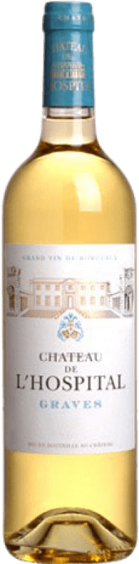 11,95 € 免费送货 | 白葡萄酒 Château de l'Hospital Crianza — 陈酿 A.O.C. Bordeaux 法国 75 cl