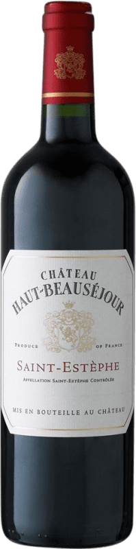29,95 € Free Shipping | Red wine Château de Pez Château Haut-Beausejour A.O.C. Bordeaux France Merlot, Cabernet Sauvignon, Malbec, Petit Verdot Bottle 75 cl