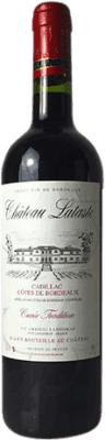 7,95 € 免费送货 | 红酒 Château Langoiran Château Lataste Cuvée Tradition 岁 A.O.C. Bordeaux 法国 Merlot, Cabernet Sauvignon 瓶子 75 cl