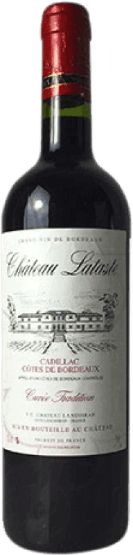 7,95 € Envio grátis | Vinho tinto Château Langoiran Château Lataste Cuvée Tradition Crianza A.O.C. Bordeaux França Merlot, Cabernet Sauvignon Garrafa 75 cl