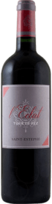 18,95 € Бесплатная доставка | Красное вино Château de Pez L'Éclat Crianza — Крианса A.O.C. Bordeaux Франция Merlot — Мерло, Cabernet Sauvignon — Каберне Совиньон, Cabernet Franc — Каберне Фран, Petit Verdot 75 cl