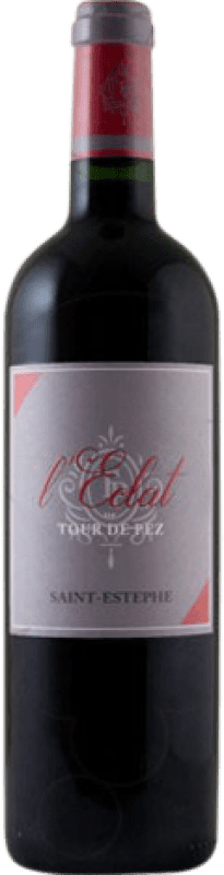 17,95 € Free Shipping | Red wine Château de Pez L'Éclat Aged A.O.C. Bordeaux France Merlot, Cabernet Sauvignon, Cabernet Franc, Petit Verdot Bottle 75 cl