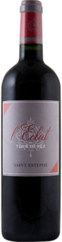 18,95 € Free Shipping | Red Wine Château de Pez L'Éclat Crianza — Aged A.O.C. Bordeaux France Merlot, Cabernet Sauvignon, Cabernet Franc, Petit Verdot Bottle 75 cl