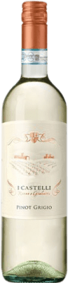 6,95 € Бесплатная доставка | Белое вино Cielo e Terra I Castelli Молодой D.O.C. Italy Италия Pinot Grey бутылка 75 cl