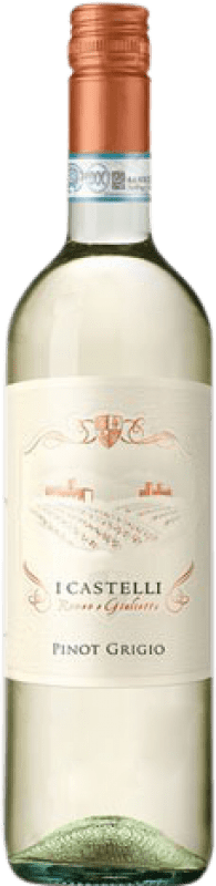 6,95 € Envío gratis | Vino blanco Cielo e Terra I Castelli Joven D.O.C. Italia Italia Pinot Gris Botella 75 cl
