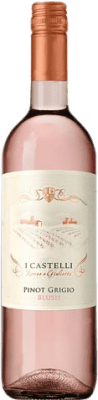 6,95 € Free Shipping | Rosé wine Cielo e Terra I Castelli Young D.O.C. Italy Italy Pinot Grey Bottle 75 cl