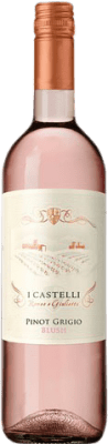 7,95 € Kostenloser Versand | Roséwein Cielo e Terra I Castelli Jung D.O.C. Italien Italien Grauburgunder Flasche 75 cl