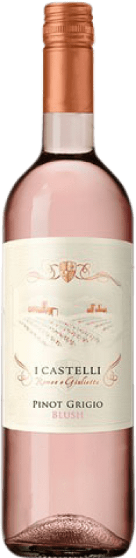6,95 € 免费送货 | 玫瑰酒 Cielo e Terra I Castelli 年轻的 D.O.C. Italy 意大利 Pinot Grey 瓶子 75 cl