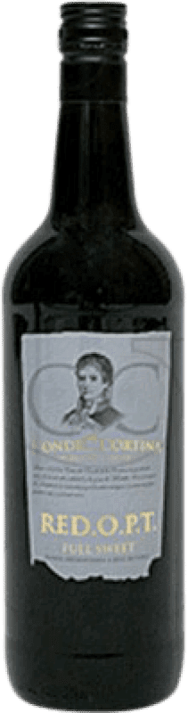 6,95 € Envío gratis | Licores Conde de La Cortina Red O.P.T. España Botella 1 L