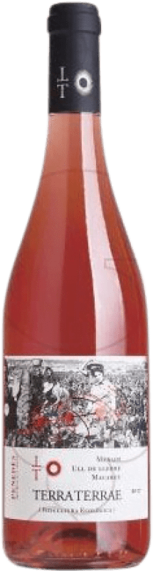 6,95 € Envoi gratuit | Vin Rosé Covides Terra Terrae Jeune D.O. Penedès Catalogne Espagne Tempranillo, Merlot, Macabeo — Macabeu Bouteille 75 cl