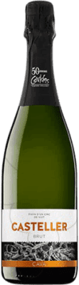 4,95 € 送料無料 | 白スパークリングワイン Covides Casteller Brut 若い D.O. Cava カタロニア スペイン Macabeo, Xarel·lo, Parellada ボトル 75 cl