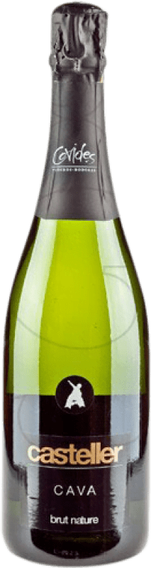 8,95 € 免费送货 | 白起泡酒 Covides Casteller Brut Nature 年轻的 D.O. Cava 加泰罗尼亚 西班牙 Macabeo, Xarel·lo, Parellada 瓶子 75 cl