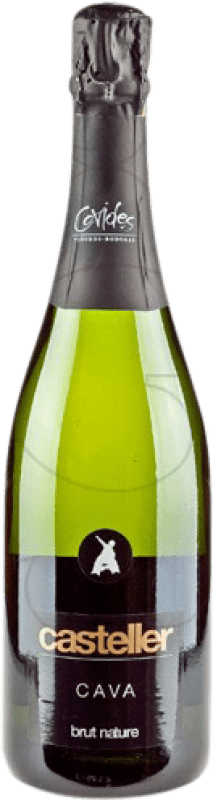 8,95 € Spedizione Gratuita | Spumante Bianco Covides Casteller Brut Nature Giovane D.O. Cava Catalogna Spagna Macabeo, Xarel·lo, Parellada 75 cl