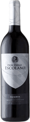 6,95 € 免费送货 | 红酒 Covinca Don Diego Escolano 预订 D.O. Cariñena 阿拉贡 西班牙 Grenache, Mazuelo, Carignan 瓶子 75 cl