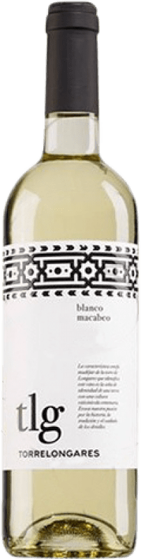5,95 € Бесплатная доставка | Белое вино Covinca Torrelongares Молодой D.O. Cariñena Арагон Испания Macabeo бутылка 75 cl