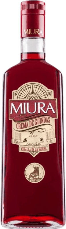 14,95 € Envío gratis | Crema de Licor Miura España 70 cl Guindas