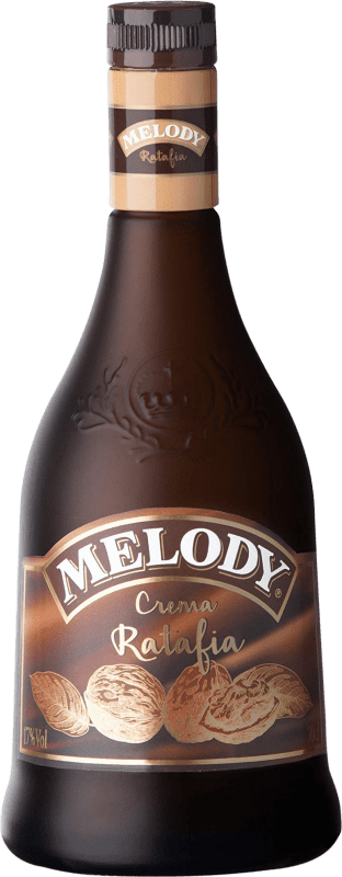 14,95 € Envío gratis | Crema de Licor Campeny Ratafia Melody España Botella 70 cl