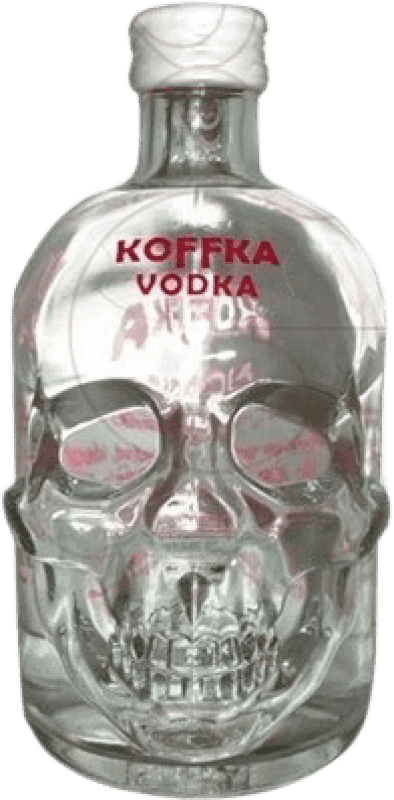 18,95 € Envío gratis | Vodka Campeny Koffka Calavera España Botella Medium 50 cl
