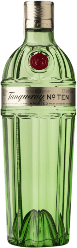 34,95 € Envio grátis | Gin Tanqueray Ten Reino Unido Garrafa 70 cl