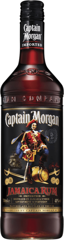 18,95 € Kostenloser Versand | Rum Captain Morgan Añejo Jamaika Flasche 70 cl