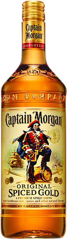 15,95 € Envío gratis | Ron Captain Morgan Spiced Añejo Jamaica Botella 70 cl