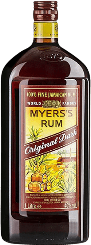 19,95 € Free Shipping | Rum Global Premium Myers's Original, Dark Jamaica 1 L