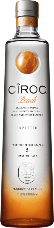 39,95 € Free Shipping | Vodka Cîroc Peach France Bottle 70 cl