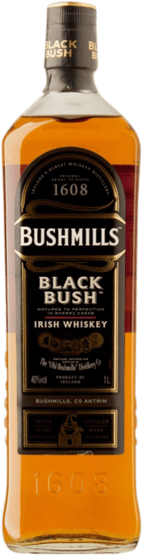 32,95 € Free Shipping | Whisky Blended Bushmills Black Bush Ireland Bottle 1 L