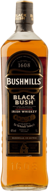 35,95 € Envío gratis | Whisky Blended Bushmills Black Bush Irlanda Botella 1 L