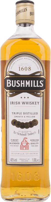 25,95 € Spedizione Gratuita | Whisky Blended Bushmills Original Irlanda Bottiglia 1 L