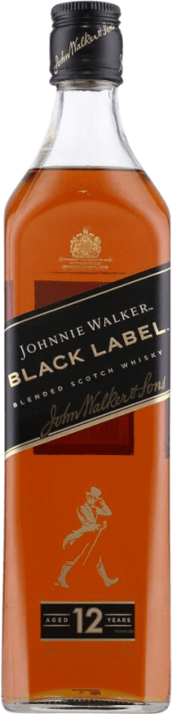 29,95 € Envío gratis | Whisky Blended Johnnie Walker Black Label Reserva Reino Unido 12 Años Botella 70 cl