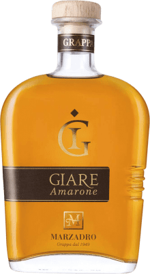 59,95 € Envio grátis | Aguardente Grappa Marzadro Giare Amarone Itália Garrafa 70 cl