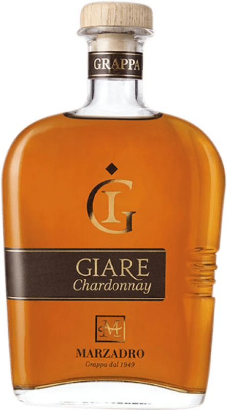 71,95 € Free Shipping | Grappa Marzadro Giare Italy Chardonnay 70 cl