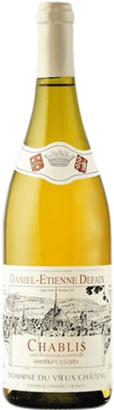 31,95 € Envio grátis | Vinho branco Daniel-Etienne Defaix Vieilles Vignes Crianza A.O.C. Chablis França Chardonnay Garrafa 75 cl