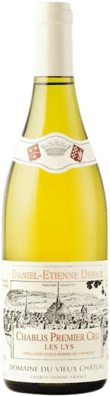 57,95 € Spedizione Gratuita | Vino bianco Daniel-Etienne Defaix Les Lys Premier Cru Crianza A.O.C. Bourgogne Francia Bottiglia 75 cl