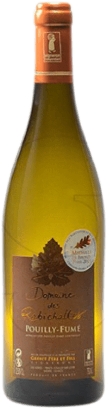 25,95 € Envío gratis | Vino Blanco Grebet Père Domaine des Rabichattes Joven A.O.C. Blanc-Fumé de Pouilly Francia Sauvignon Botella Magnum 1,5 L