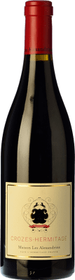 27,95 € Envío gratis | Vino tinto Domaine Les Alexandrins A.O.C. Crozes-Hermitage Rhône Francia Syrah Botella 75 cl