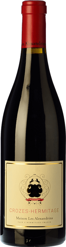 29,95 € 免费送货 | 红酒 Les Alexandrins A.O.C. Crozes-Hermitage 罗纳 法国 Syrah 瓶子 75 cl