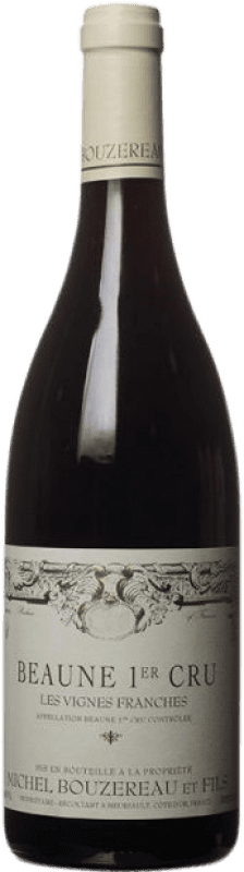 57,95 € Free Shipping | Red wine Michel Bouzereau Les Vignes Franches Premier Cru Aged A.O.C. Beaune France Pinot Black Bottle 75 cl