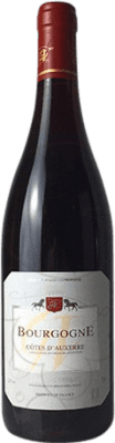 17,95 € Envío gratis | Vino tinto Verret Côtes d'Auxerre Crianza A.O.C. Bourgogne Francia Pinot Negro Botella 75 cl