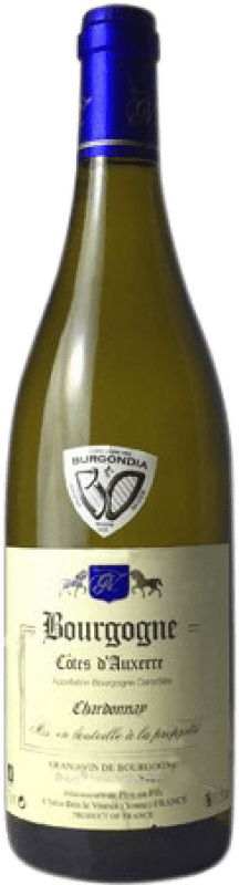 18,95 € 免费送货 | 白酒 Verret Côtes d'Auxerre 岁 A.O.C. Bourgogne 法国 Chardonnay 瓶子 75 cl